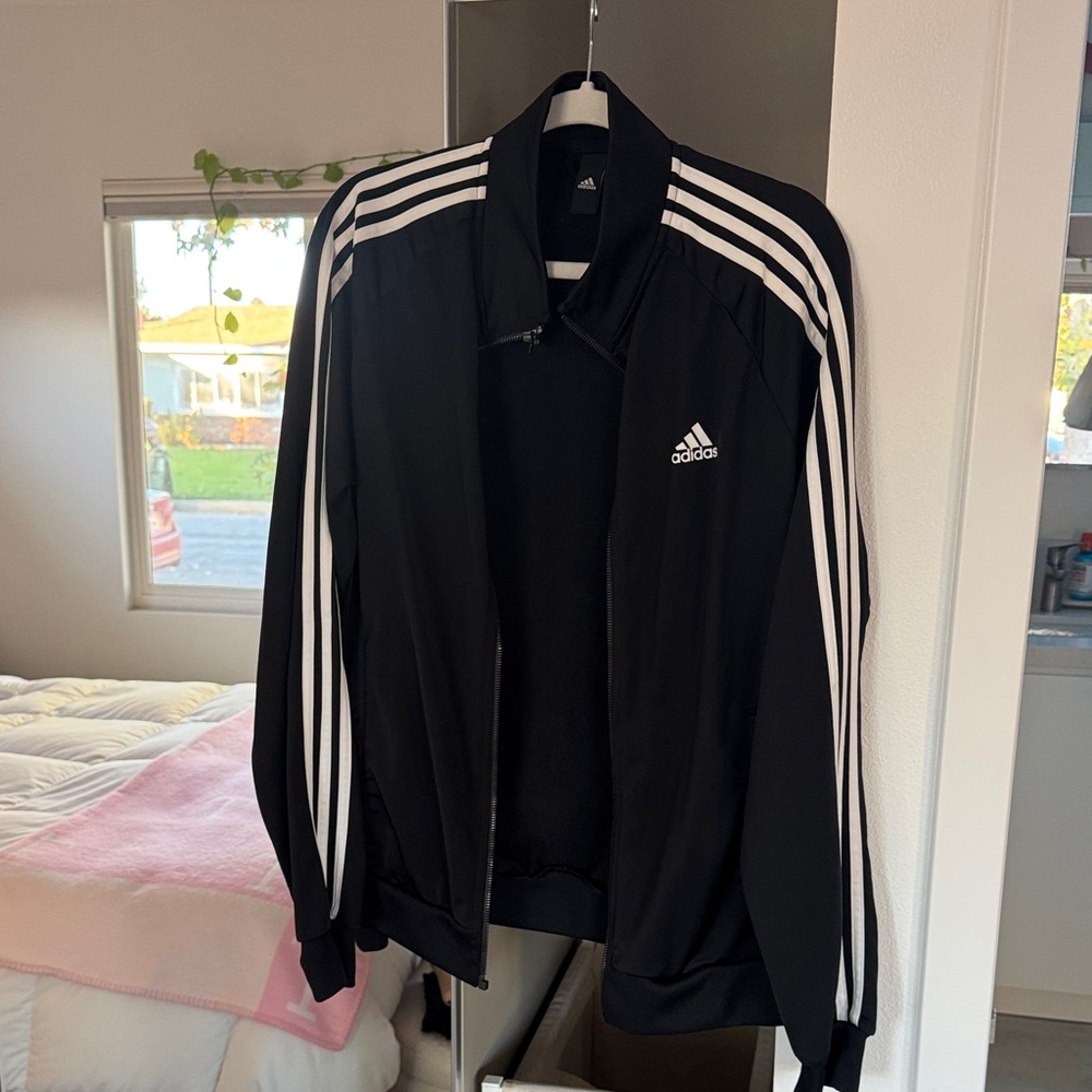 Adidas Men's Black Track Jacket